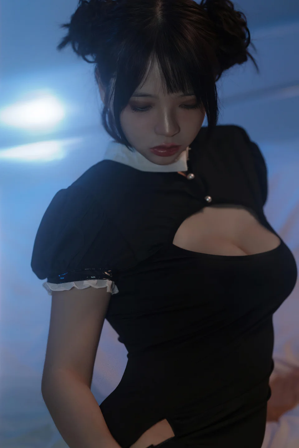 疯猫ss - No.157 黑色护士 [40P-371MB] tg@simisebaisi 【丝足阁】014.webp